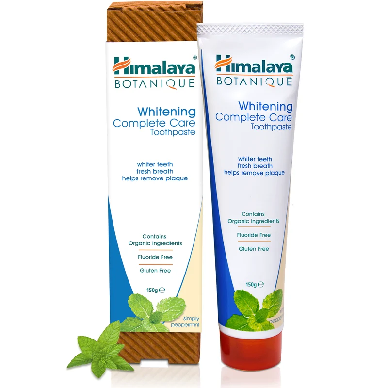 🎁 Himalaya BOTANIQUE Whitening Complete Care Toothpaste - Simply Peppermint - 150g (100% off)